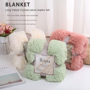 Chăn Lông Dài Chất Lượng Cao Chăn Ném Em Bé Hai Kích Cỡ Chăn Nhung Lông Siêu Mềm Cho Mùa Đông - Product Image 1