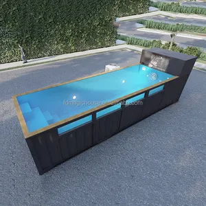 Magic House piscinas sobre el suelo piscina de metal prefabricada piscina