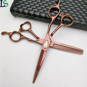 Tijeras planas de acero inoxidable para peluquería, tijeras japonesas para salón de belleza, nuevo diseño - Product Image 2