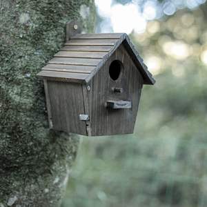 Houten Vogelhuis Hangende Volière Gap Tuin Land Geschikt Voor Bluebird Zwaluwen Mezen Enz - Product Image 2