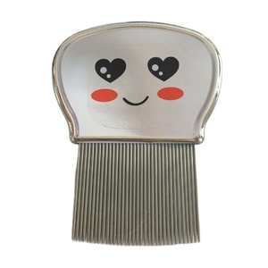 Peine antipiojos sin liendres con dientes metálicos Peine para piojos con aguja <span class=keywords><strong>de</strong></span> hilo metálico <span class=keywords><strong>de</strong></span> alta calidad - Product Image 1