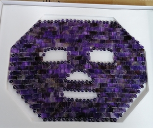 Masque facial en quartz rose et jade, masseur oculaire en pierre naturelle améthyste, masque de sommeil en aventurine - Product Image 2