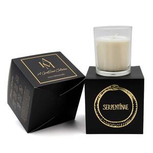 Cajas de Papel para Empaque de Velas con Logotipo en Lámina Dorada, Diseño Personalizado a Precio de Fábrica - Product Image 1