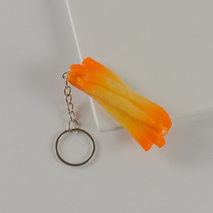 Assiette de snacks simulée, Frites, Modèle alimentaire, Accessoires de porte-clés DIY, Jeu de rôle, Jeu alimentaire, Accessoires photo - Product Image 6