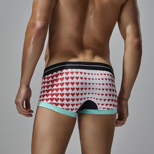 नई पहुंच अच्छी गुणवत्ता वाले पुरुषों की आरामदायक सांस सांस लेने योग्य डिजाइन अंडरवियर बॉक्सर शॉर्ट्स - Product Image 2