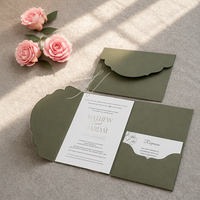 Cartes d'invitation personnalisées, conception sur mesure, carte d'invitation de mariage découpée au laser, gaufrée, avec dorure à chaud, pour fête prénuptiale et anniversaire