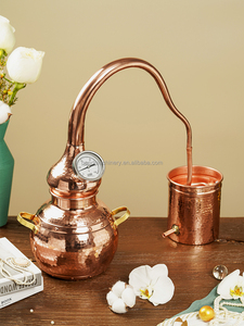 Materiale di rame piccolo distillatore di olio essenziale di fiori di gringer/macchina per l'estratto di acqua di rose - Product Image 4