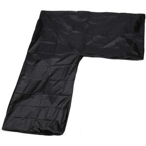 Housse de protection extérieure en forme de V pour jardin, en tissu Oxford 210D enduit d'argent, housse anti-poussière pour meubles, noir, pour parasols et bases de patio - Product Image 1