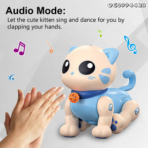 다기능 귀여운 프로그래밍 스턴트 원격 제어 Rc 로봇 고양이 장난감 - Product Image 5