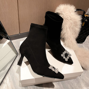 Женские ботильоны с острым носком, размеры 7,5 см - Product Image 2