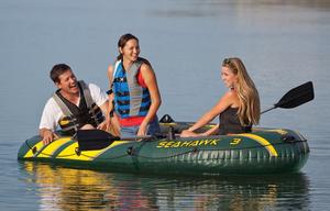 Original Intex 68380 <span class=keywords><strong>SEAHAWK</strong></span> 3 ensemble de bateaux <span class=keywords><strong>bateau</strong></span> à rames de pêche gonflable - Product Image 5