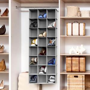 24 Compartments Hanging <b>Shoe</b> Organizer Closet Hanging <b>Shoe</b> <b>Storage</b> Shelf Wall Mount <b>Space</b> <b>Saving</b> <b>Shoe</b> Rack Hanging <b>Shoe</b> Organize - Product Image 2