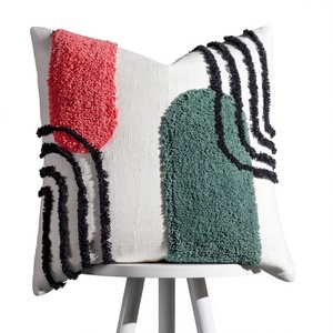 Funda de Cojín de Algodón Tufted de Alta Calidad con Técnicas de Bordado y Tejido para el Hogar, Sala de Estar, Sofá, Cama, Almohada Lumbar, Hoteles por ITHL - Product Image 1