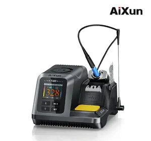 AIXUN T320 lehimleme İstasyonu 200W 2S isıtma lehim pastası T245 C210 cep telefonu tamir için lehimleme kolu İpucu KAYNAK MAKINESİ