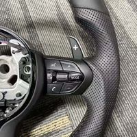 Volants de course sportifs en fibre de carbone et cuir à 3 branches pour F10 F20 F30 F32 F36 F80 F82 M3 M4 et M (vente en gros)