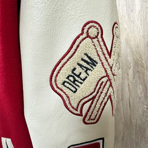 <span class=keywords><strong>Chaqueta</strong></span> Varsity de Alta Calidad para <span class=keywords><strong>Hombre</strong></span> con Logotipo Personalizado, <span class=keywords><strong>Chaqueta</strong></span> Bomber de Invierno con Forro Polar y <span class=keywords><strong>Cuero</strong></span>, <span class=keywords><strong>Chaqueta</strong></span> Cortavientos con Bordado y Parches para <span class=keywords><strong>Hombre</strong></span> - Product Image 5
