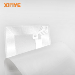 Tag RFID XINYE 13.56MHz ISO15693 per Slix, in <span class=keywords><strong>PET</strong></span>/PVC, Forma Rettangolare, Memoria 8 Byte, per Libri - Product Image 3