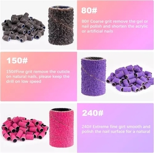 Bandas de Lijado de Buena Calidad para Taladro de Uñas, 210 Piezas - Product Image 2