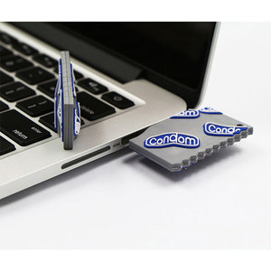 Thùng carton bao cao su USB Flash Drive 1GB 2GB 4GB 2.0 USB Memory Stick 8GB 16GB 32GB 64GB 3.0 Món quà sáng tạo USB Đĩa Sản phẩm mới - Product Image 5