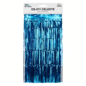 Décoration Murale Scintillante DS-011 Couleur Céleste en Plastique, Décoration Suspendue pour Anniversaire, Design Moderne - Product Image 1