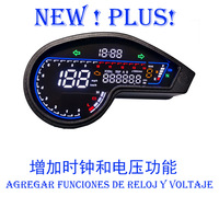 Compteur de vitesse numérique LCD pour moto (nouveau modèle) pour Italika DM150/NXR150/MRX125/Vento Crossmax200 Bros-12V
