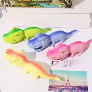 Wholesale Factory Dinosaur Stress Reliever Pinky Decompression Dinosaur <b>Squeeze</b> Squishy Toys for Kids Boys and Girls - Product Image 3
