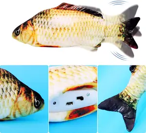 الأسماك دمية على شكل كلب القط الروبيان الاستشعار لعبة التونة مع الذيل قميص المضاء الروبوتات تحلق الماوس تتحرك اليابانية والتحرك 2 تلعب