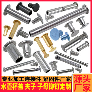 Rivets en acier inoxydable, acier au carbone, aluminium, nickel, zinc, chromés, diamètre 2,0-6,5 mm, longueur 3,0-80 mm, personnalisables - Product Image 4