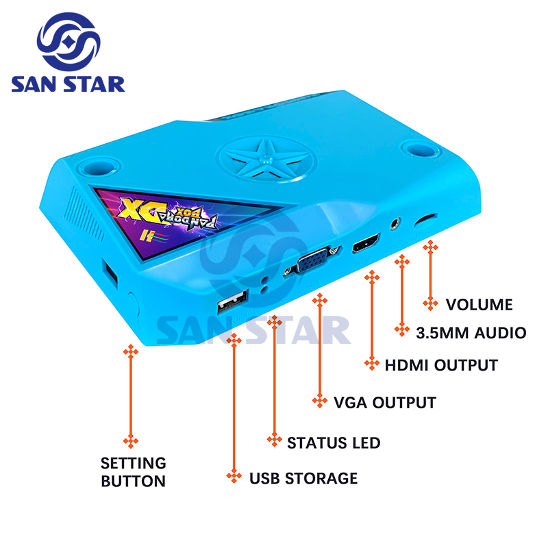 Pandora DX Arcade Game Pcb Board - 3000 in 1 Coin Operated