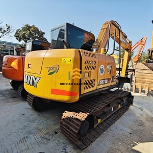 Mini-excavatrice SANY SY 75C Pro d'occasion, 90% neuve, peinture d'origine, engin de construction, excavatrice sur chenilles à vendre - Product Image 1