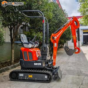 จัดส่งฟรี รถขุดขนาดเล็ก SHANDING 1.2 ตัน รุ่น SD12E เครื่องยนต์ Kubota EPA พร้อมห้องโดยสาร รถขุดขนาดจิ๋วสำหรับขาย - Product Image 3