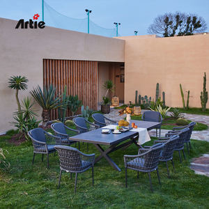 Muebles <span class=keywords><strong>de</strong></span> Patio Artie, Juego <span class=keywords><strong>de</strong></span> Comedor <span class=keywords><strong>de</strong></span> Jardín, Mesa y Sillas <span class=keywords><strong>de</strong></span> Comedor Modernas para Restaurante al Aire Libre - Product Image 1