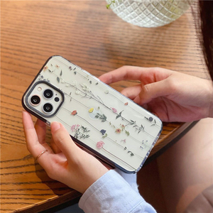 Custodia morbida per <span class=keywords><strong>IPhone</strong></span> <span class=keywords><strong>11</strong></span> custodia <span class=keywords><strong>IPhone</strong></span> 14 15 Pro 12 13 Pro X XR XS 16 15 Plus <span class=keywords><strong>Cover</strong></span> fiore trasparente in Silicone Funda - Product Image 2