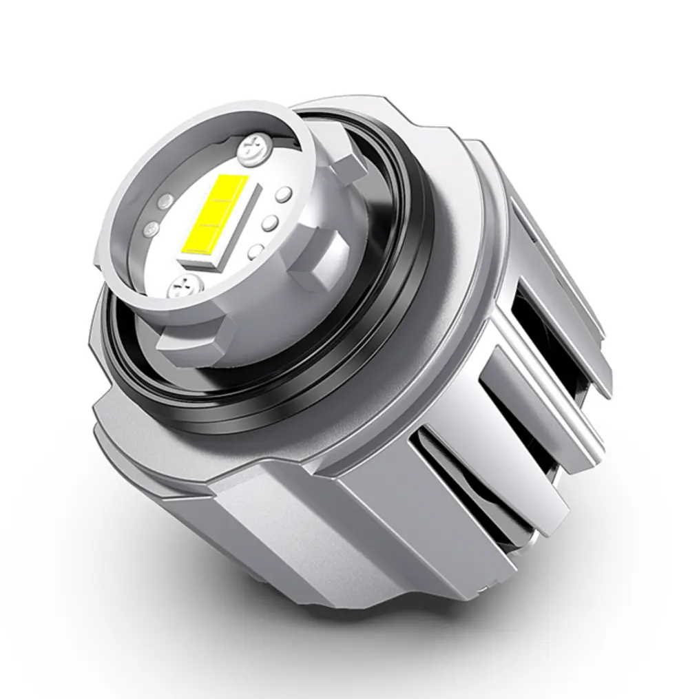 Foglight LED FG1 para coche, lámpara antiniebla de diseño de ventilador, 9-18V, 9600lm, chip 7535, L1B, LW5B, Color blanco y amarillo, novedad