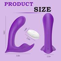 Vibrateur portable pour couples, télécommande, silicone, étanche, 10 modes, stimulation du point G, jouet pour adultes pour femmes