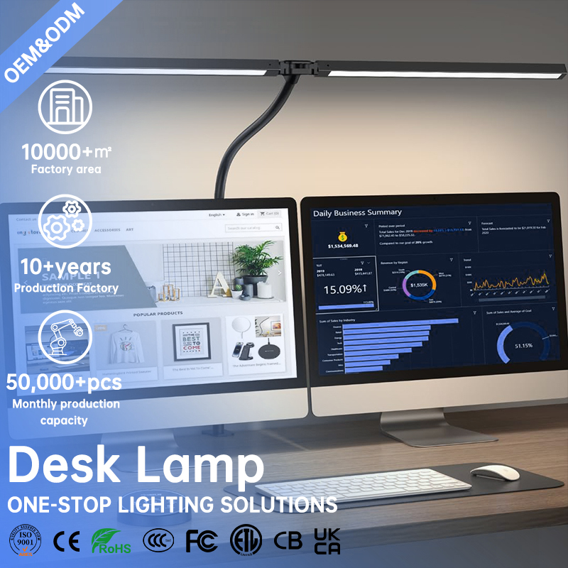 LED Desk Lamp Clip Adjustable Architect Grade Light Eye Care Lighting for Office Home Study Reading Work Task Lamp
