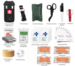 Trousse de premiers soins individuelle d'urgence pour le combat personnel avec garrot approuvée CE ISO13485 vente en gros - Product Image 3