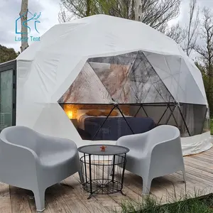 Chất Lượng Tốt Ngoài Trời Của Khách Sạn Khu Nghỉ Mát Pvc Giải Trí Vòng Canvas Glamping Lều Mái Vòm