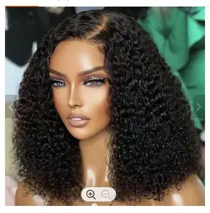 Barato Raw Cabelo Brasileiro Perucas Curtas Bob Cabelo Humano Lace Front Perucas Para Mulheres Negras Osso Em Linha Reta 13*4 Lace Frontal Perucas Ha Humano