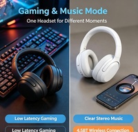 Headset Gaming Nirkabel Bluetooth Original Oem Sen HD 4.50BTNC On-Ear Over-Ear Lipat Peredam Kebisingan