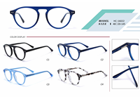 Vente en gros de lunettes rondes en acétate de designer Hot Band Lunettes de luxe Lunettes optiques à monture en verre de haute qualité