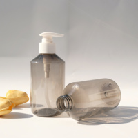 Bouteille pulvérisateur d'alcool en plastique vide à épaule inclinée, couleur personnalisée, 300 ml 500 ml, avec pulvérisateur à gâchette de 28 mm