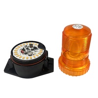 Lampu Peringatan Amber Flash Beacon DC 10-110V IP65 5W 50000h Penutup ABS Lampu Keselamatan Aksesoris Kendaraan Forklift dan Teknik
