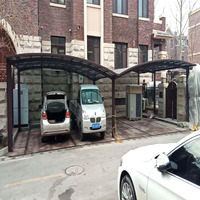 Carport en polycarbonate pour parking de voiture en aluminium PC Sheet