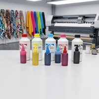 Encre de sublimation écologique à faible odeur, 1 litre, résistante au lavage, pour l'impression numérique de vêtements et de bannières