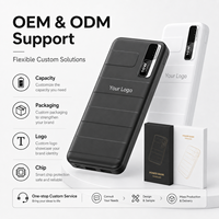 Banco de Energía Portátil de 10000 mAh para Exteriores, Cargador Portátil de 10000 mAh, Paquete de Baterías con Logotipo Personalizado al por Mayor para Camping y Senderismo