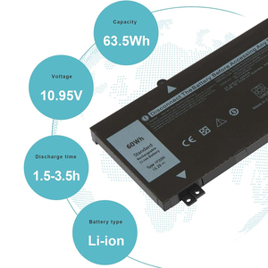 Batterie d'ordinateur portable 1F22N 60Wh de remplacement en gros pour Dell G7 15 7590 G5 5590 CE RoHS Qualité OEM - Product Image 2