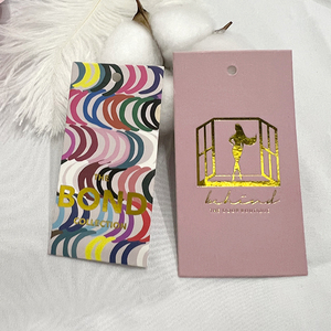 Giấy Treo Tag Bán Buôn, Nhãn Và Hangtags, Tùy Chỉnh Thiết Kế Tái Chế Quần Áo Giấy Treo Tag - Product Image 5