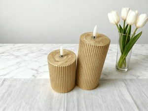 เทียนอิเล็กทรอนิกส์ LED ที่ใช้แบตเตอรี่จำลองเปลวไฟกะพริบเพื่อความโรแมนติกเล็กๆน้อยๆที่บ้านและค้างช่วงเวลาที่อบอุ่น - Product Image 3