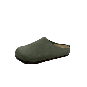 Mules et <span class=keywords><strong>sabots</strong></span> haut de gamme en cuir de vachette, doublure en cuir véritable, à enfiler, semelle anatomique en liège, souples, légères, toutes saisons, avec boucle - Product Image 1